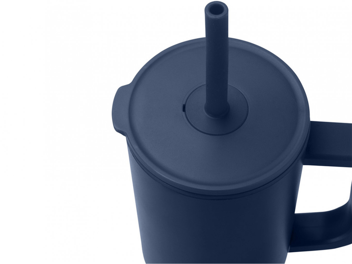 Герметичная термокружка «Brady» с силиконовой трубочкой, переработанная сталь, 900 мл