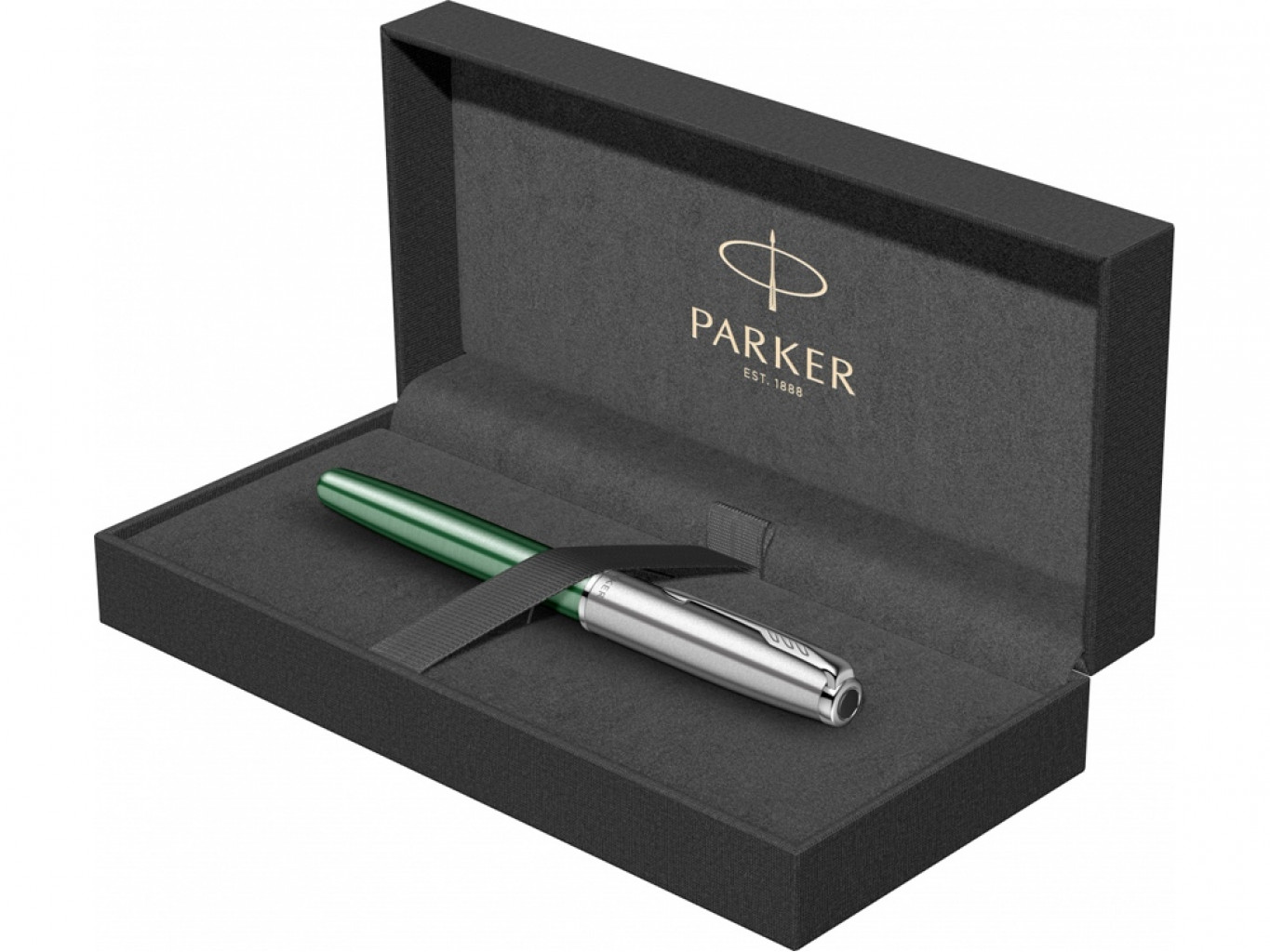 Ручка перьевая Parker «Sonnet Essentials Green SB Steel CT»