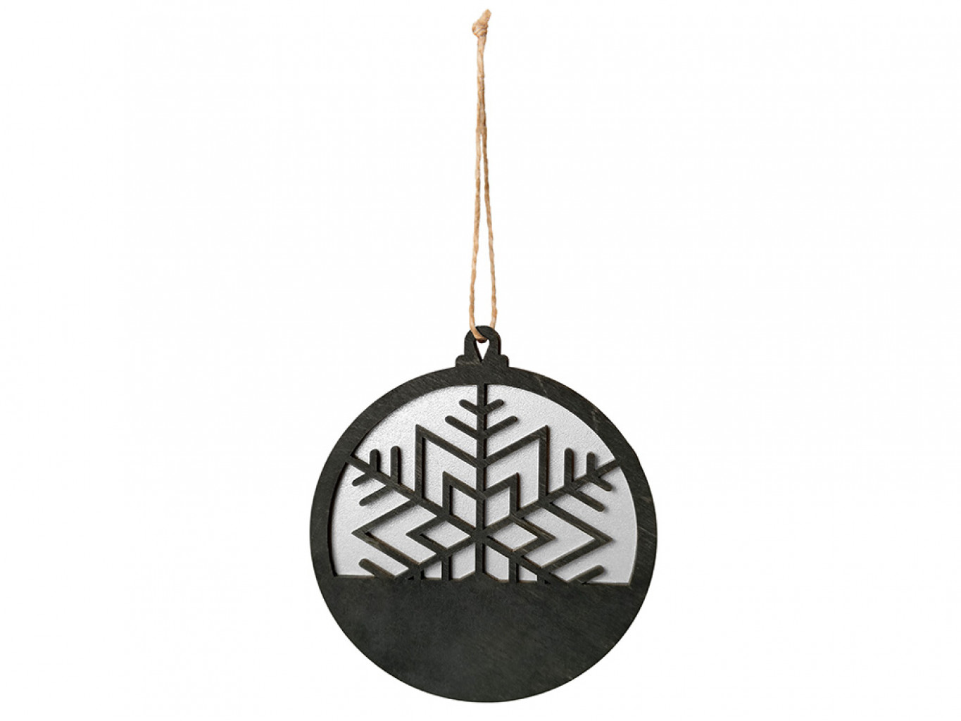 Подвеска деревянная «Noirflake»