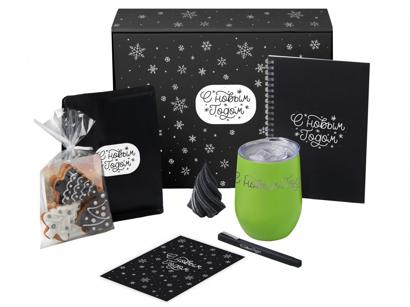 Подарочный набор «Re:Start» с термокружкой, кофе и блокнотом