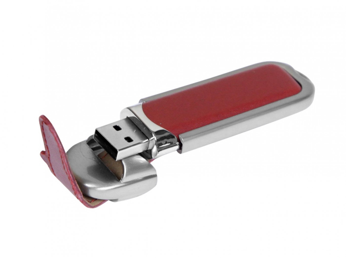 USB 2.0- флешка на 16 Гб с массивным классическим корпусом