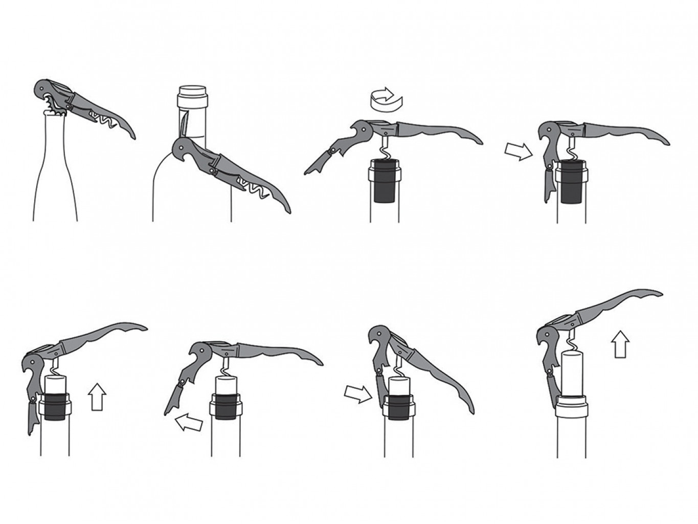 Нож сомелье из нержавеющей стали Pulltap's Inox