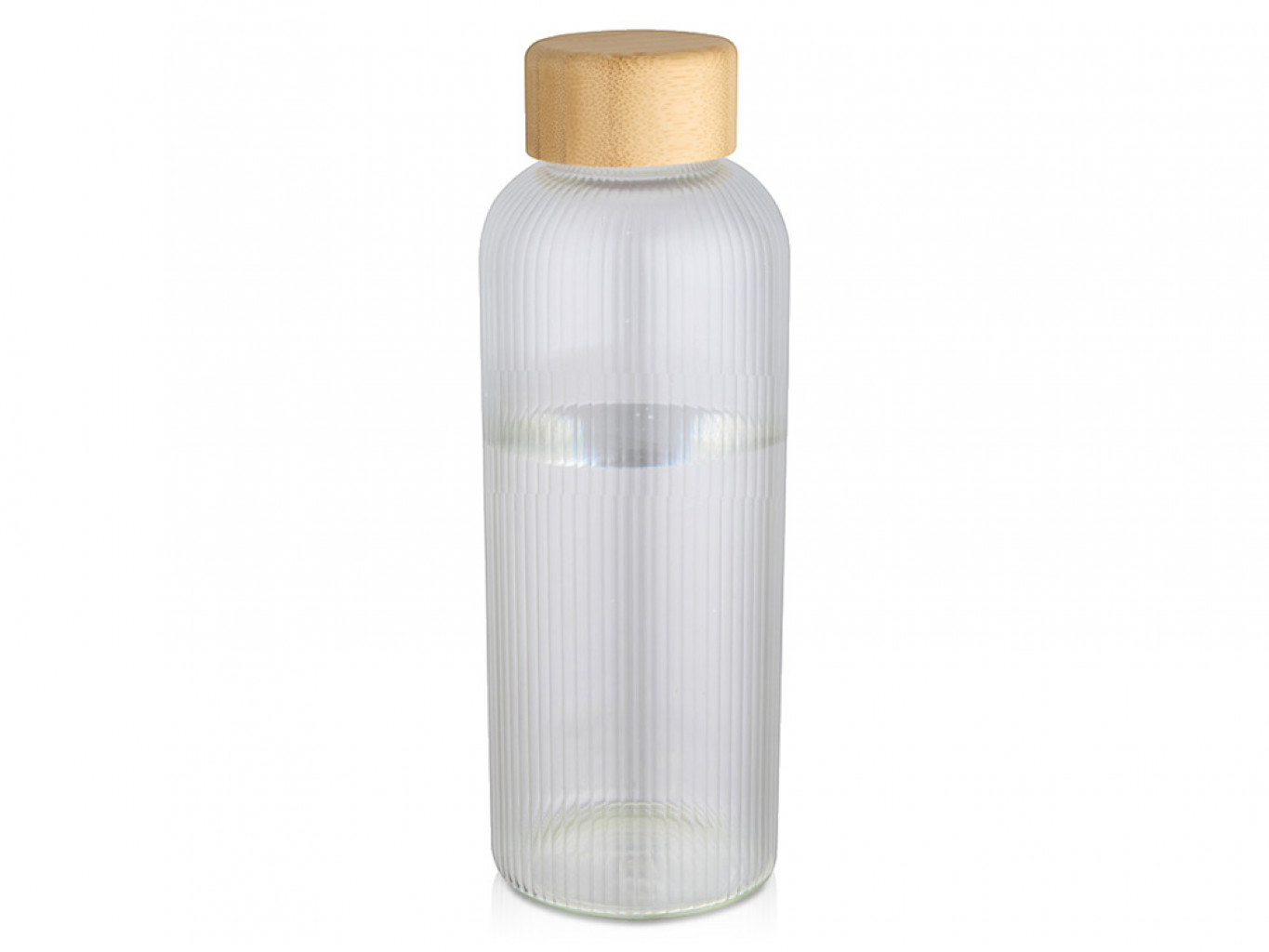 Стеклянная бутылка с бамбуковой крышкой «Mirage»