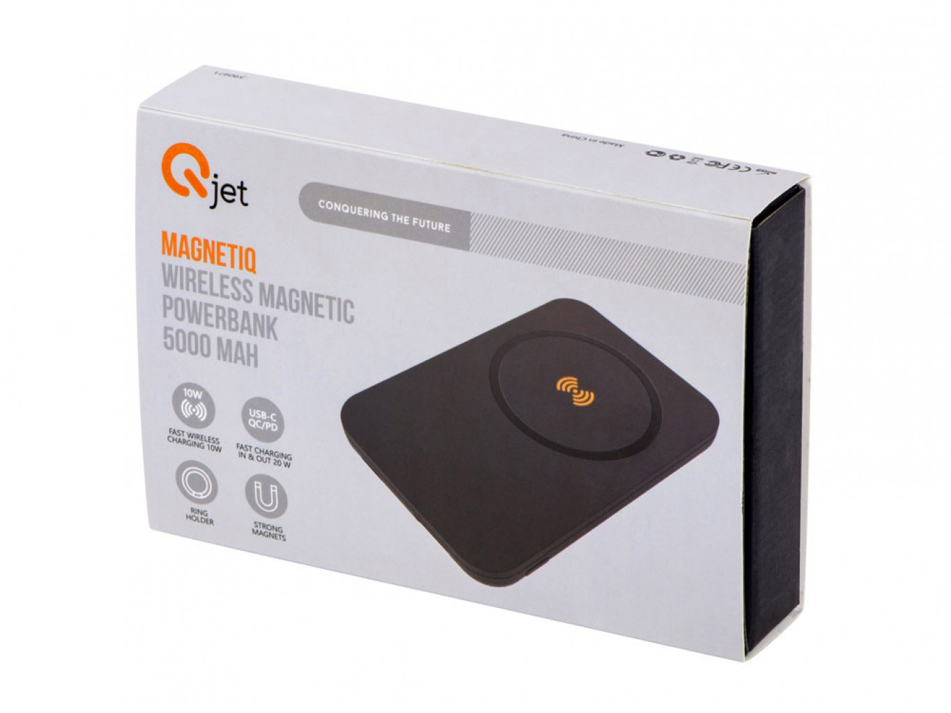 Магнитный беспроводной внешний аккумулятор с быстрой зарядкой QC/PD 20 Вт «MagnetIQ», 5000 mAh Магнитный беспроводной внешний аккумулятор с быстрой зарядкой QC/PD 20 Вт «MagnetIQ», 5000 mAh