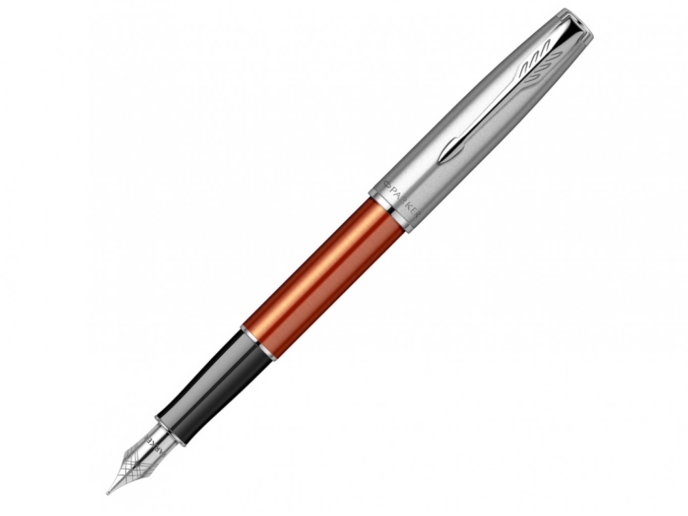 Ручка перьевая Parker «Sonnet Essentials Orange SB Steel CT»