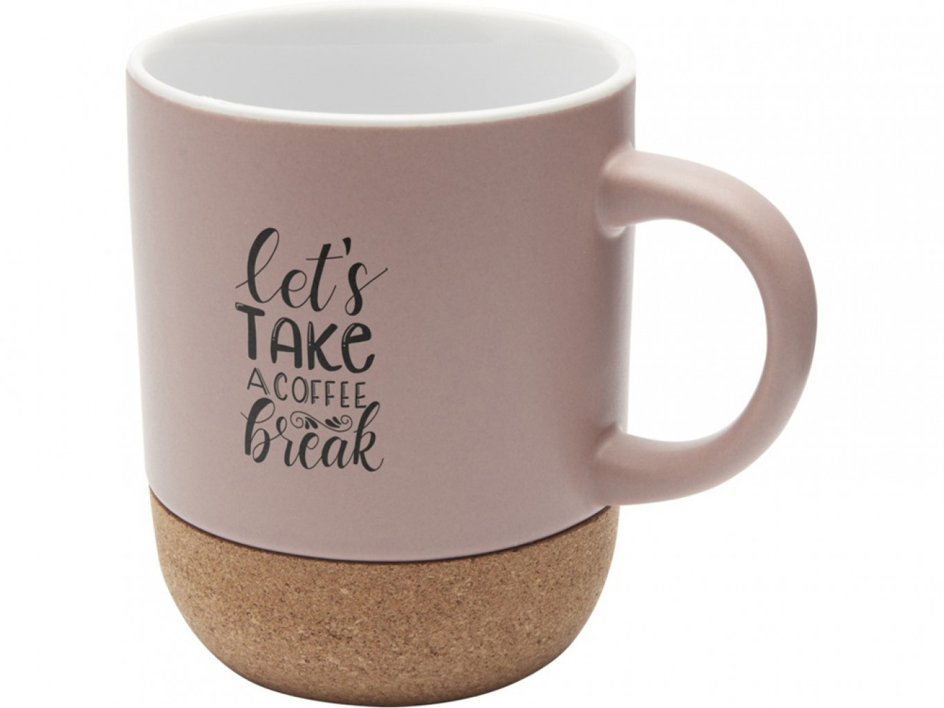 Керамическая кружка «Billie» с пробковым дном, матовая