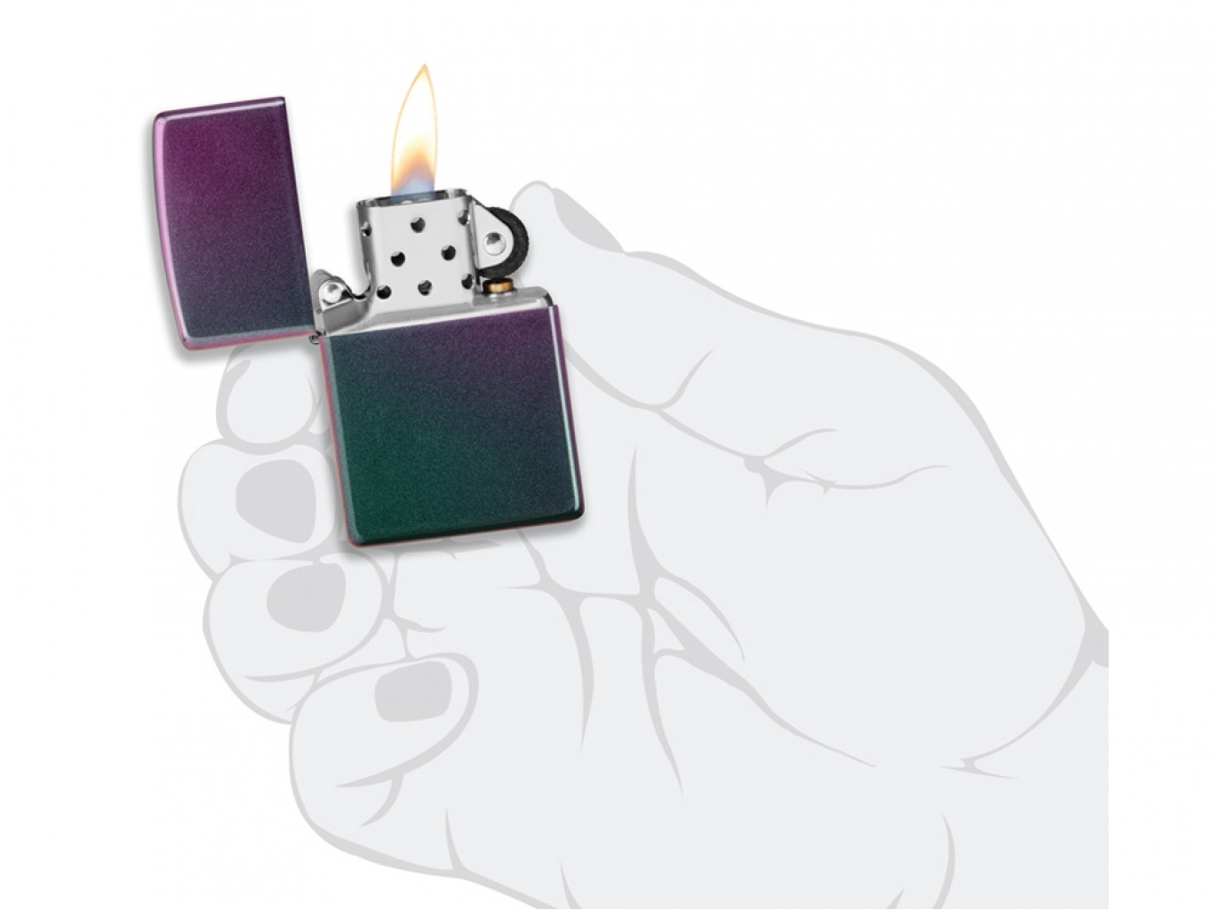 Зажигалка ZIPPO Classic с покрытием Iridescent