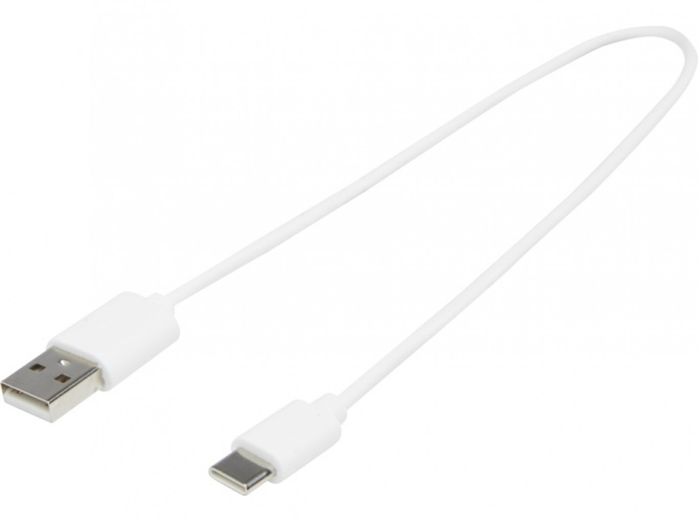 Кабель для зарядки с разъемами USB-A и Type-C TPE 2A