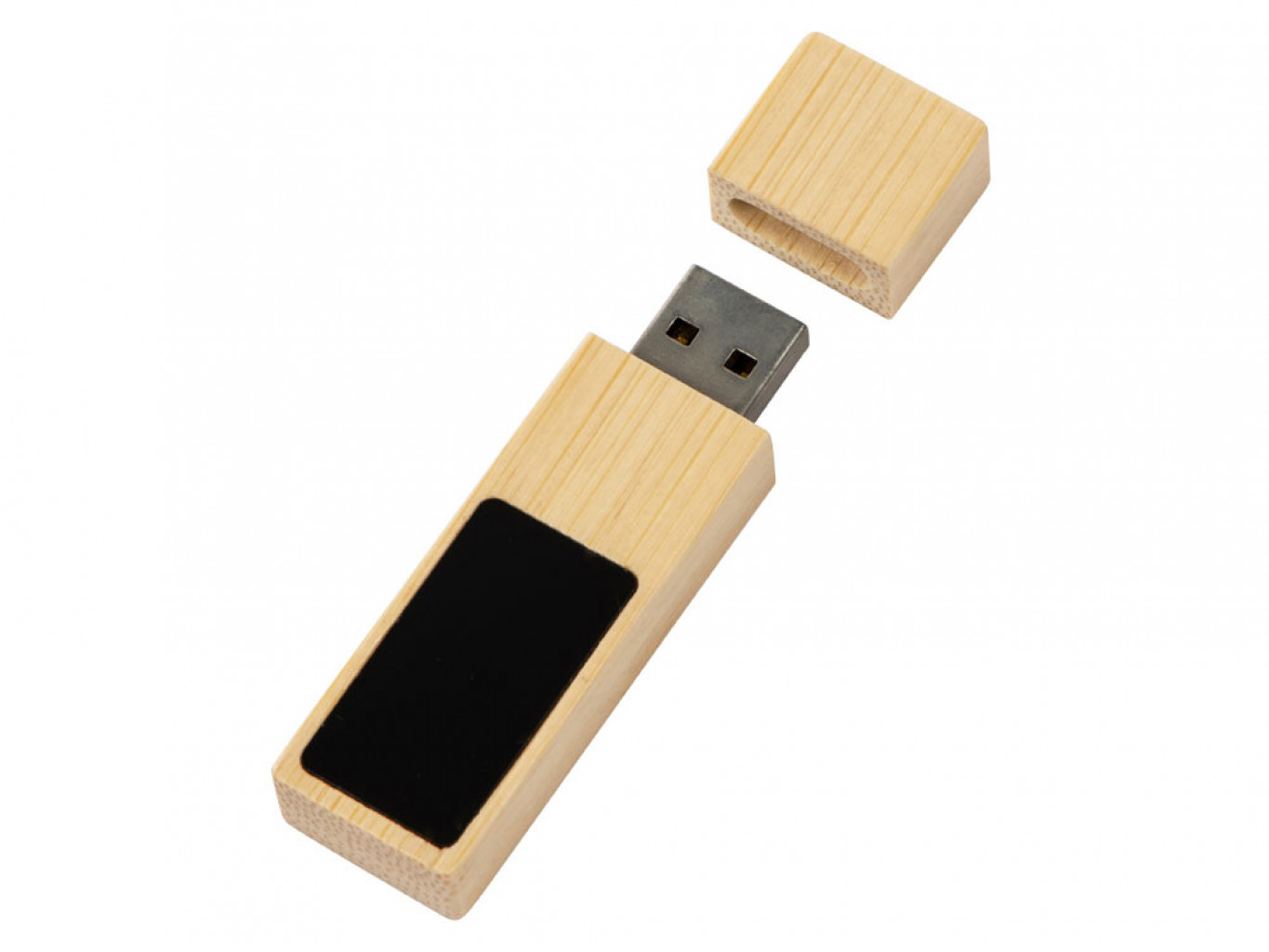 USB 2.0- флешка на 32 Гб c подсветкой логотипа «Bamboo LED»