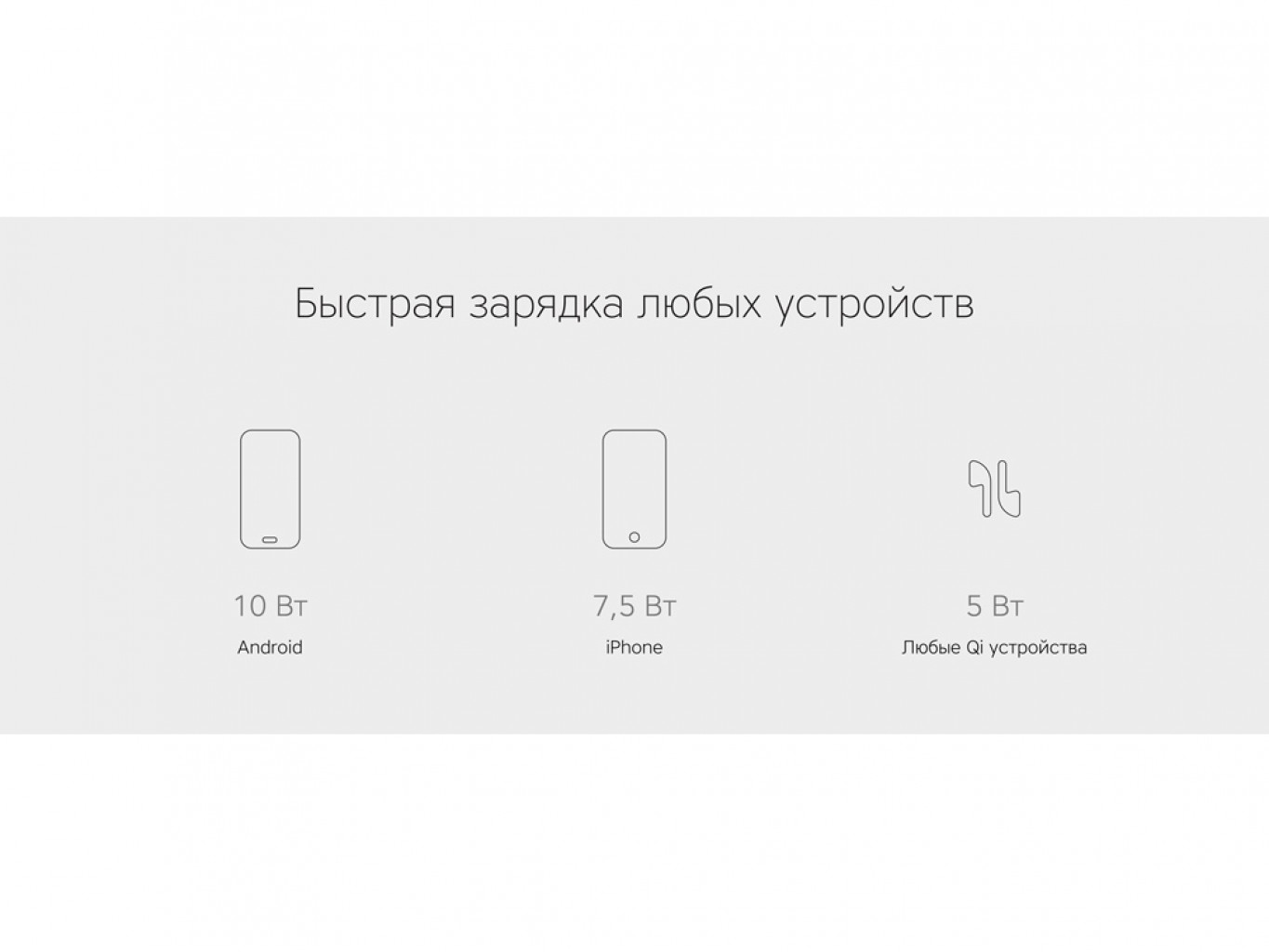 Беспроводное зарядное устройство «NEO Q1 Quick» Беспроводное зарядное устройство «NEO Q1 Quick»