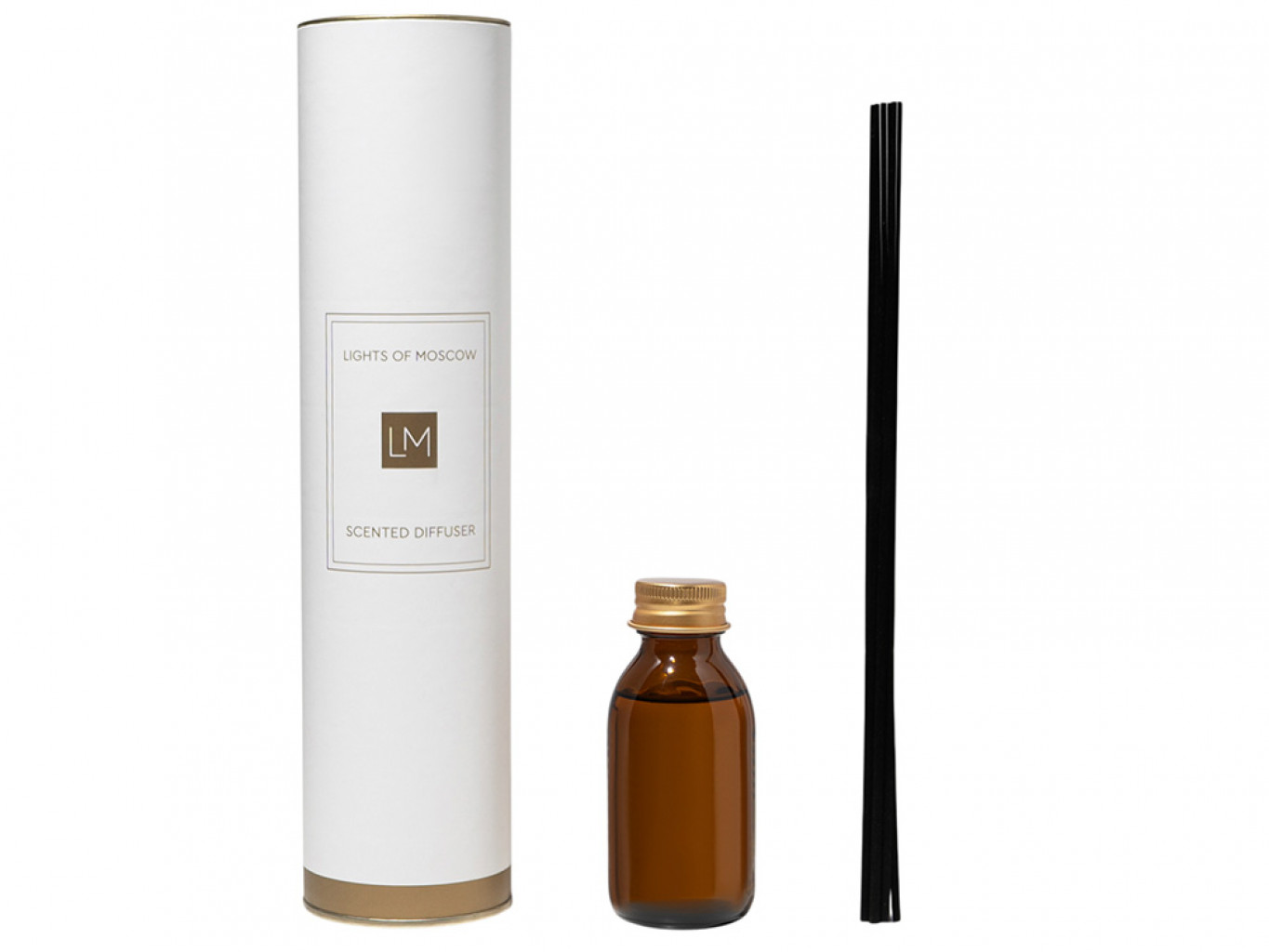 Ароматический диффузор с палочками, табак и ваниль, 100 мл