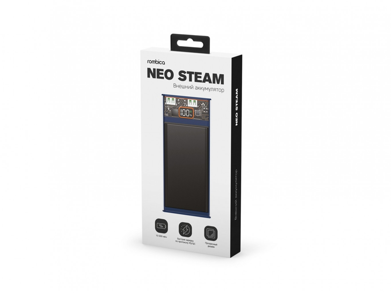 Внешний аккумулятор «NEO Steam», 10000 mAh