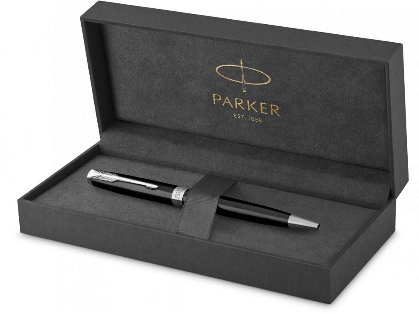 Ручка шариковая Parker «Sonnet Core Black Lacquer CT»