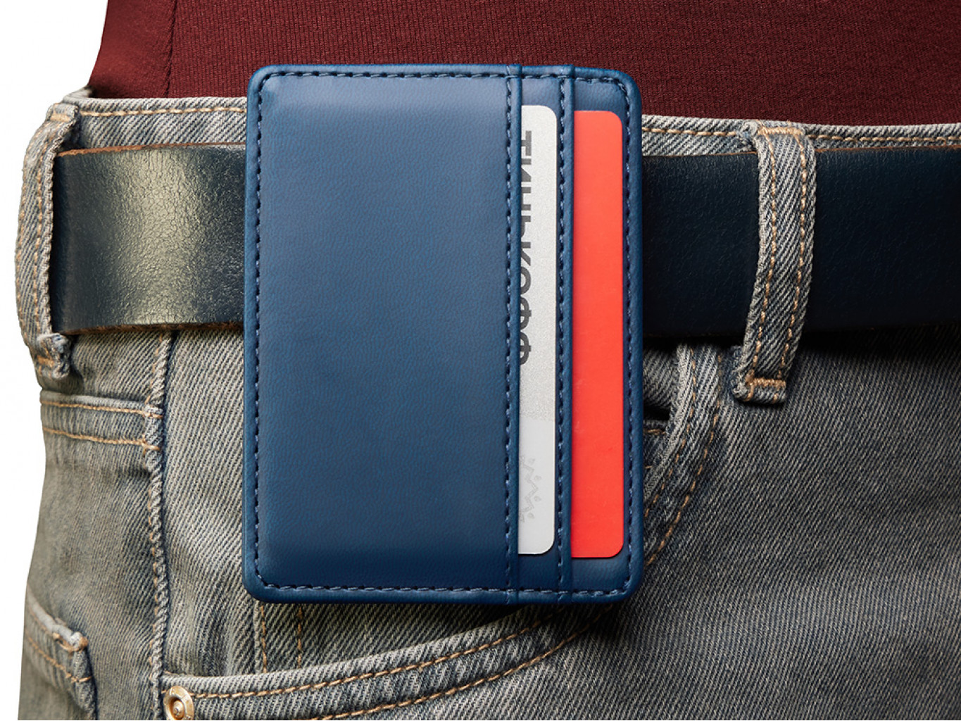 Картхолдер для двух карт и наличных денег с зажимом «Crave»