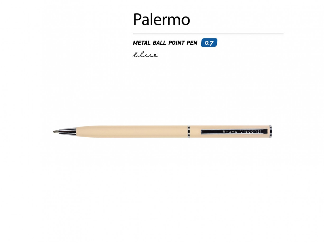 Ручка металлическая шариковая «Palermo», софт-тач Ручка металлическая шариковая «Palermo», софт-тач
