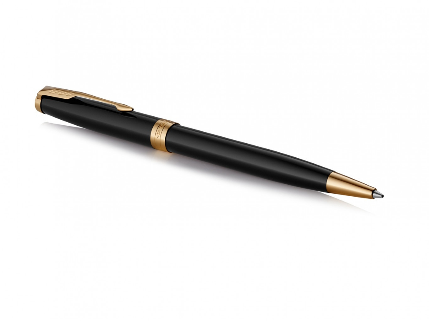 Ручка шариковая Parker «Sonnet Core Black Lacquer GT»