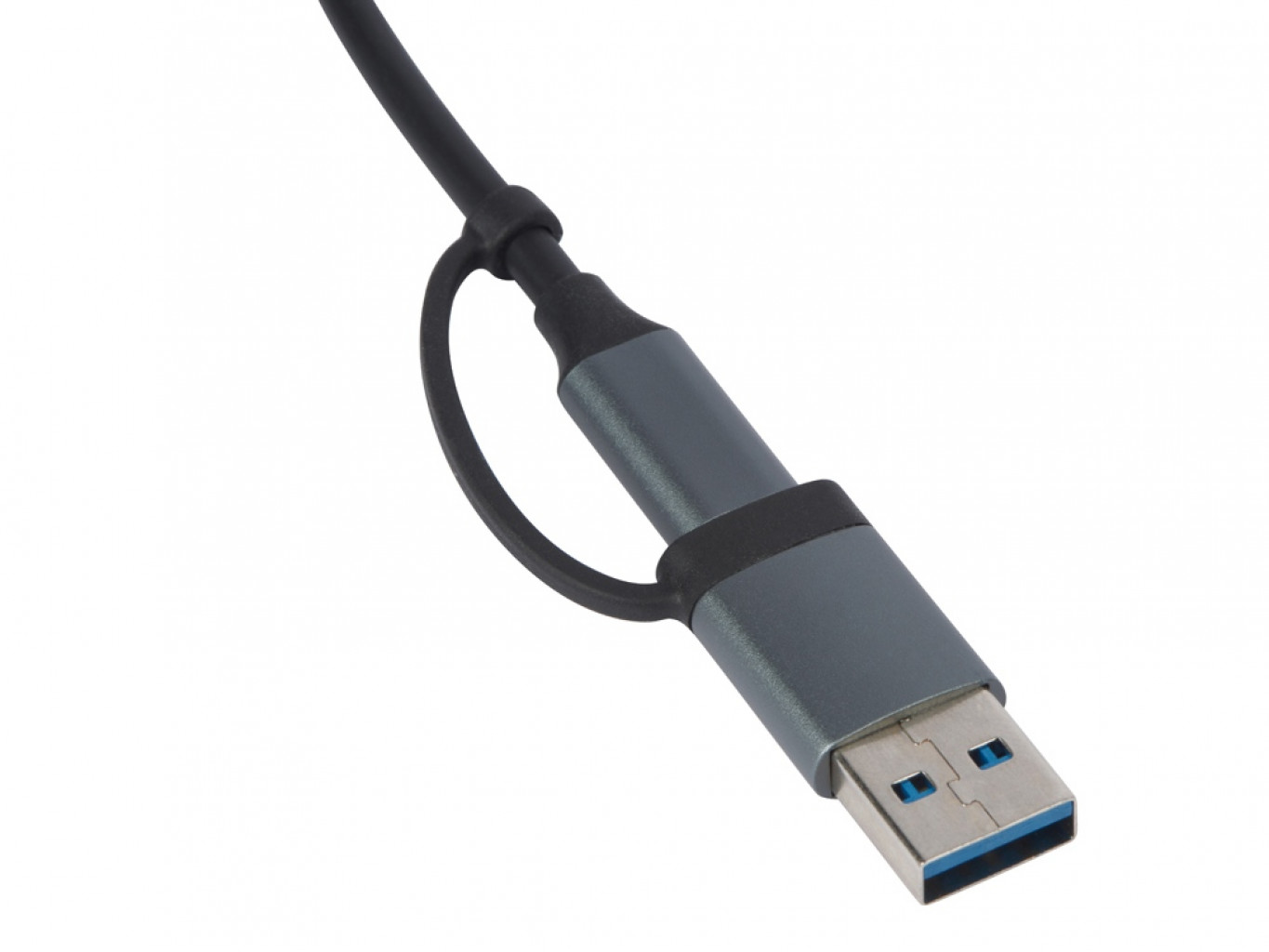 USB-хаб «Link» с коннектором 2-в-1 USB-C и USB-A, 2.0/3.0