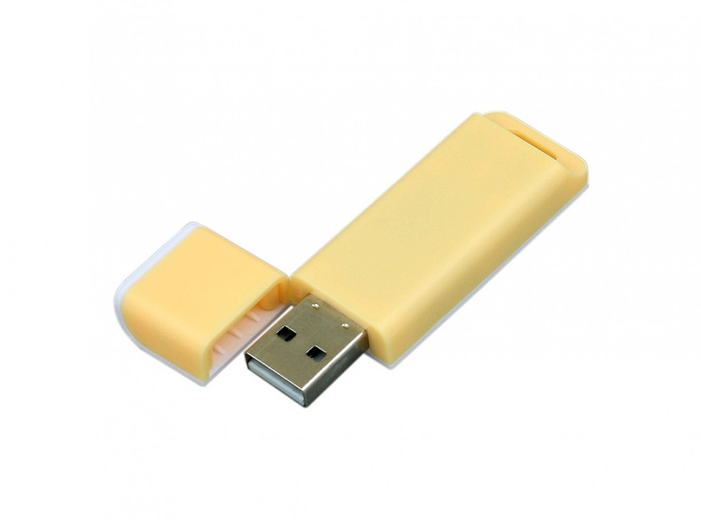 USB 2.0- флешка на 32 Гб с оригинальным двухцветным корпусом