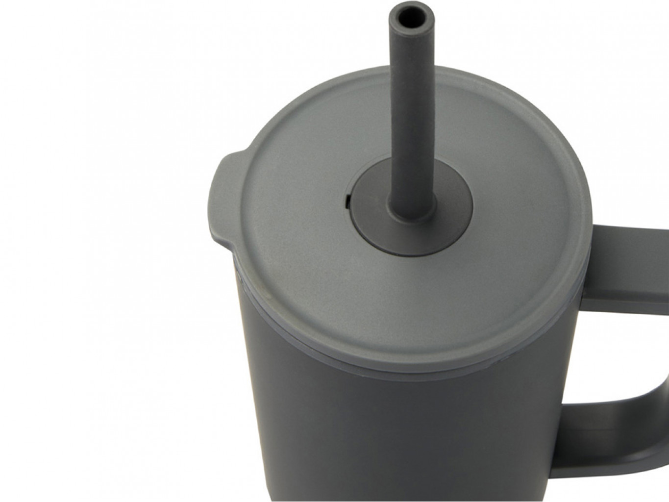 Герметичная термокружка «Brady» с силиконовой трубочкой, переработанная сталь, 900 мл