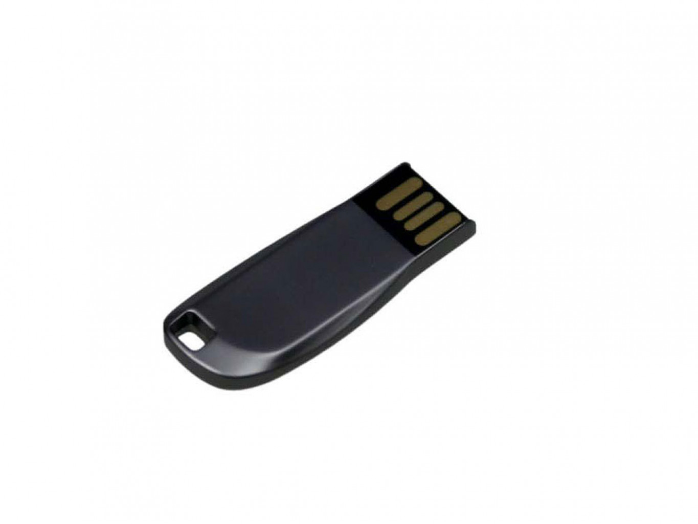 USB 2.0- флешка на 8 Гб компактная с мини чипом и овальным отверстием