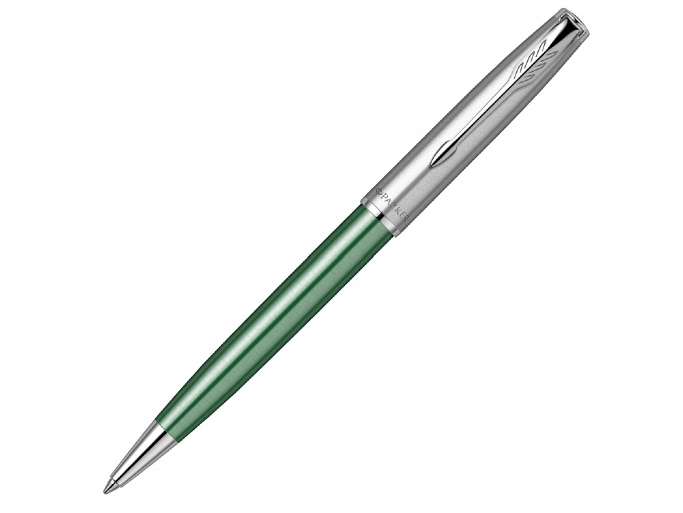 Ручка шариковая Parker «Sonnet Essentials Green SB Steel CT»