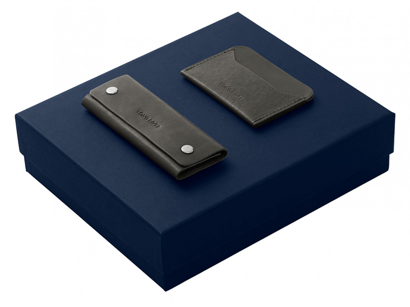 Подарочный набор Long River: картхолдер, ключница Подарочный набор Long River: картхолдер, ключница