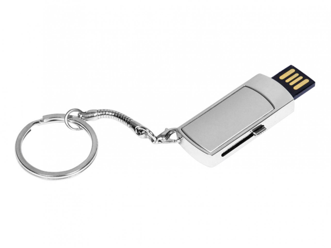 USB 2.0- флешка на 8 Гб с выдвижным механизмом и мини чипом