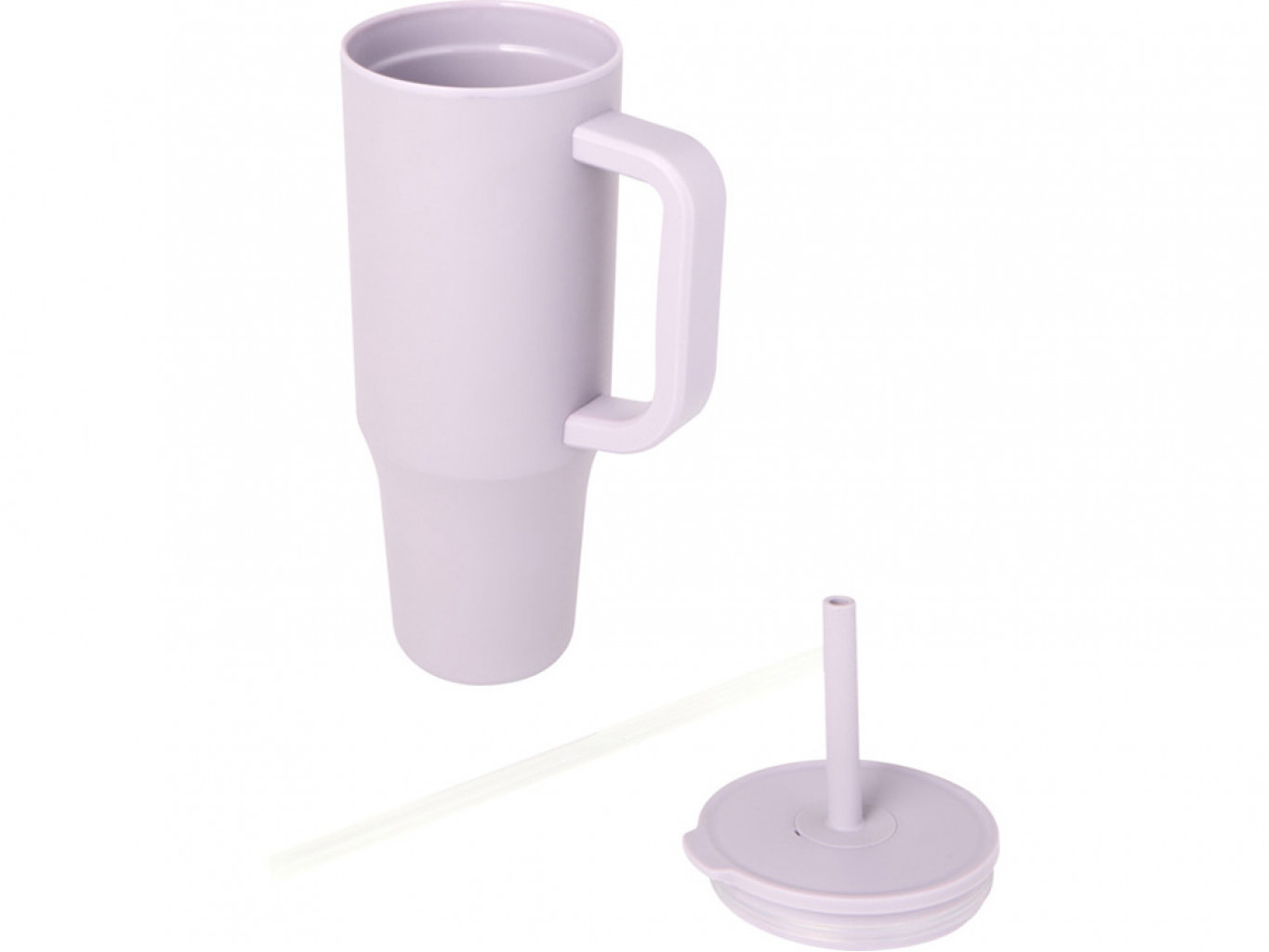 Герметичная термокружка «Brady» с силиконовой трубочкой, переработанная сталь, 900 мл