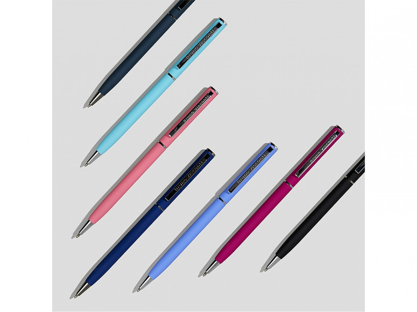 Ручка металлическая шариковая «Palermo», софт-тач