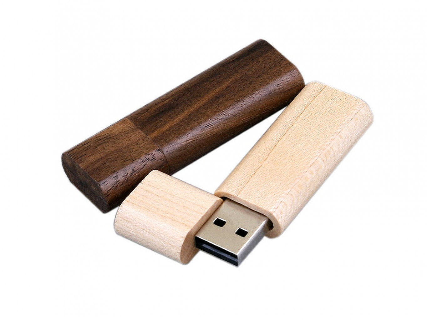 USB 2.0- флешка на 32 Гб эргономичной прямоугольной формы с округленными краями