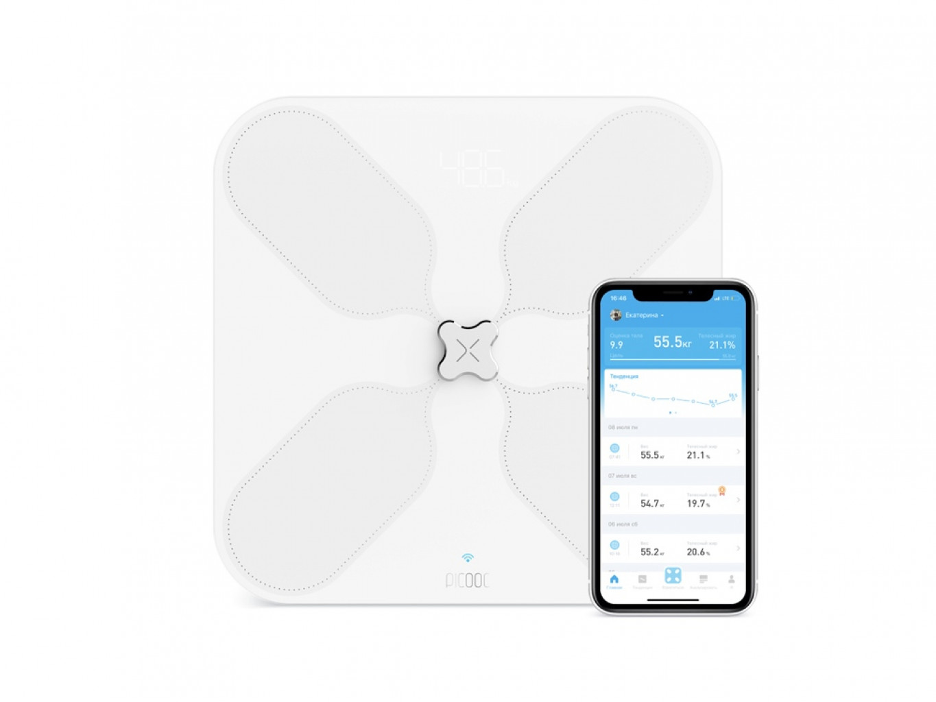 Умные весы с Wi-Fi S3 Умные весы с Wi-Fi S3