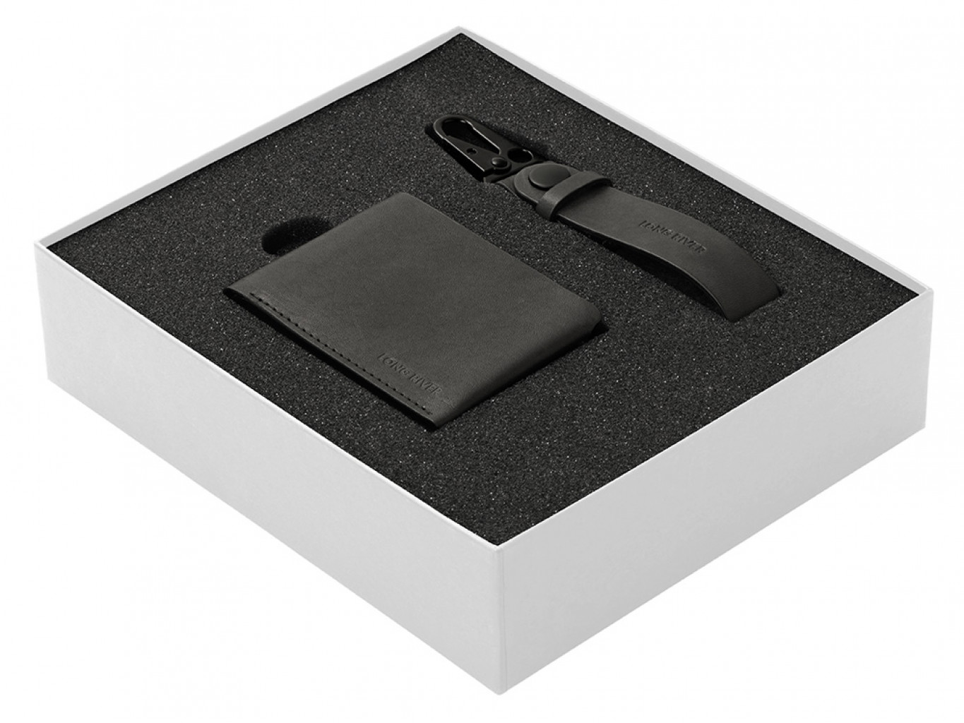 Подарочный набор Long River: кошелек, ремешок для ключей Подарочный набор Long River: кошелек, ремешок для ключей