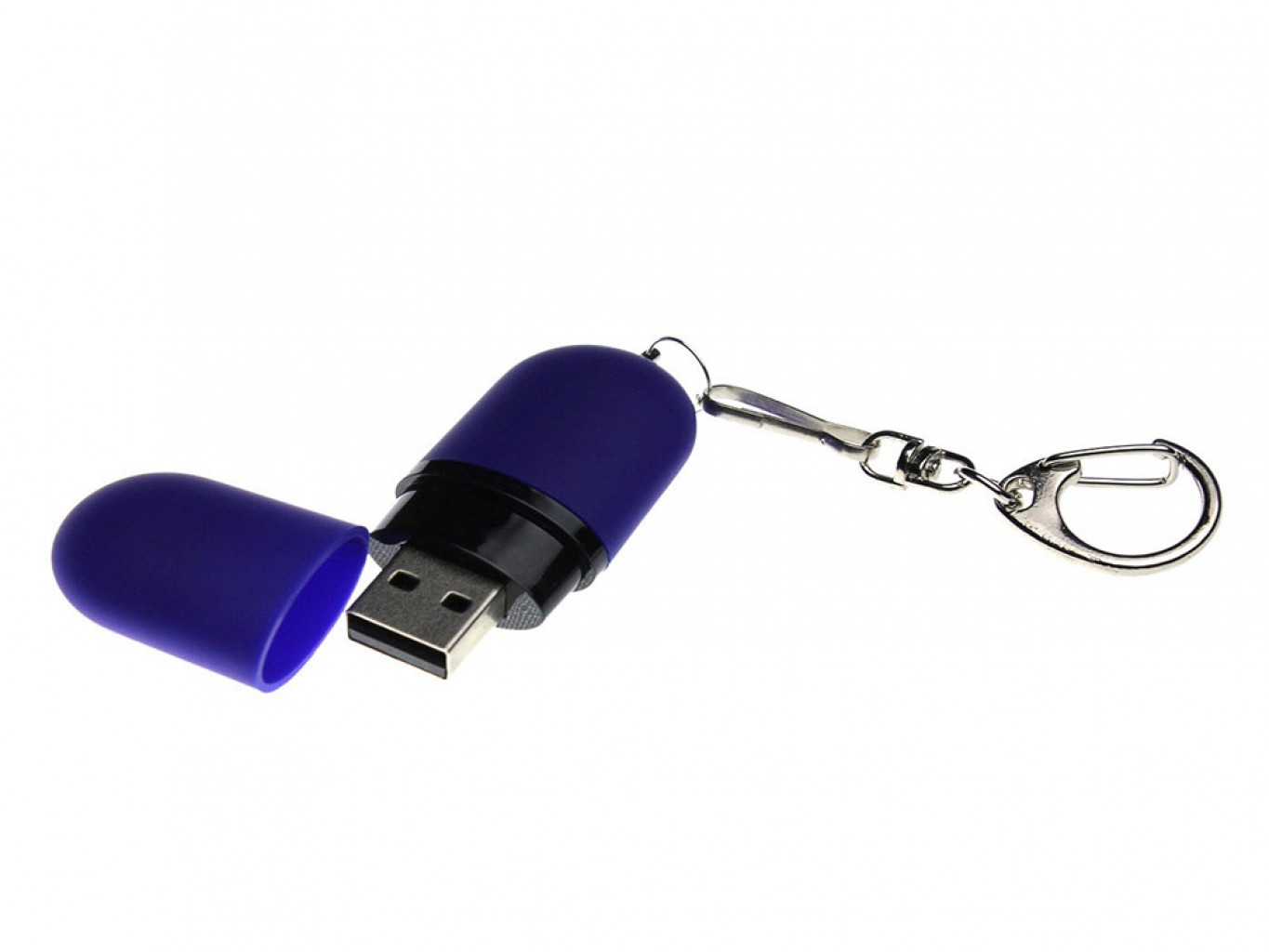 USB 2.0- флешка «Goutte Soft-touch» на 128 Гб каплевидной формы