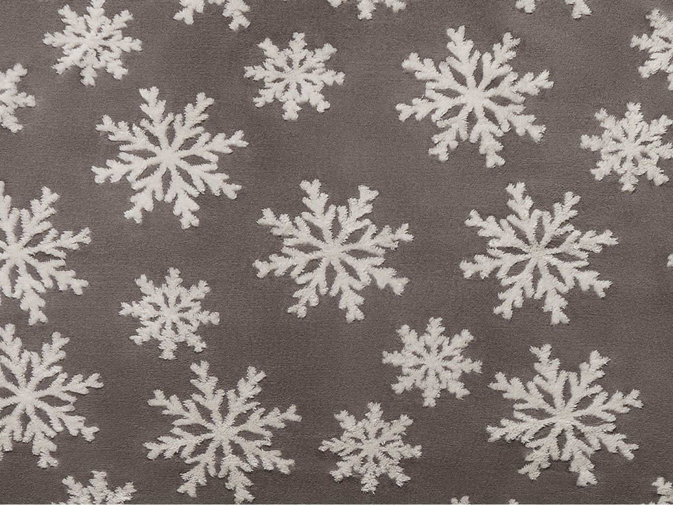 Плед Snowflake новогодний с капюшоном