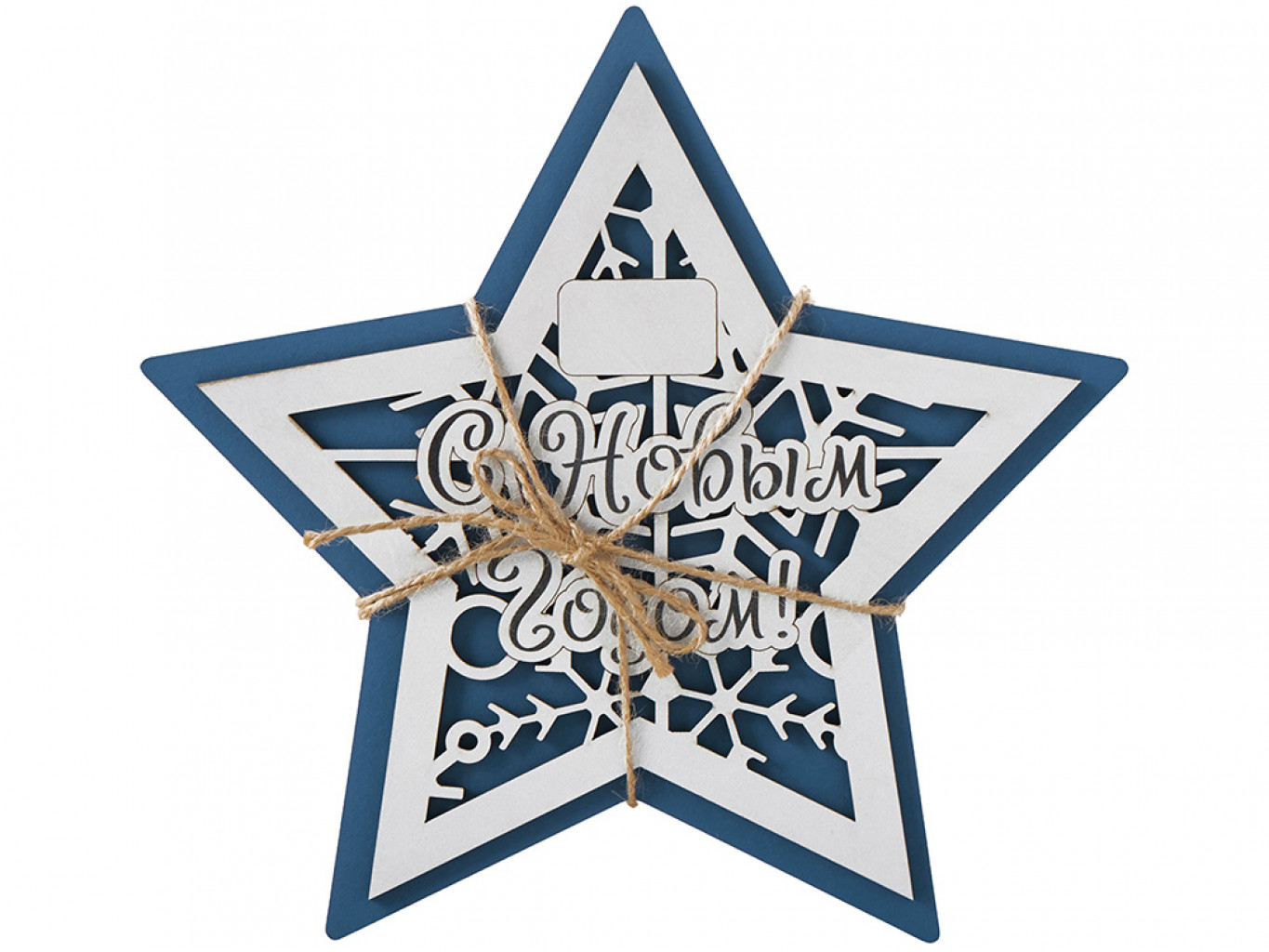 Шкатулка из фанеры в виде звезды «Asteris»