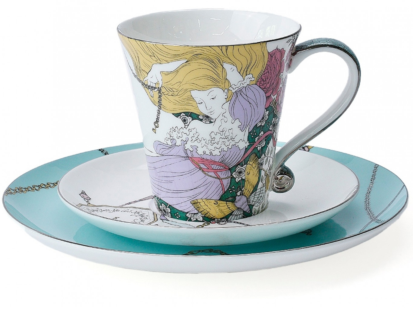 Набор чашка и блюдце «TEA SET ALICE»