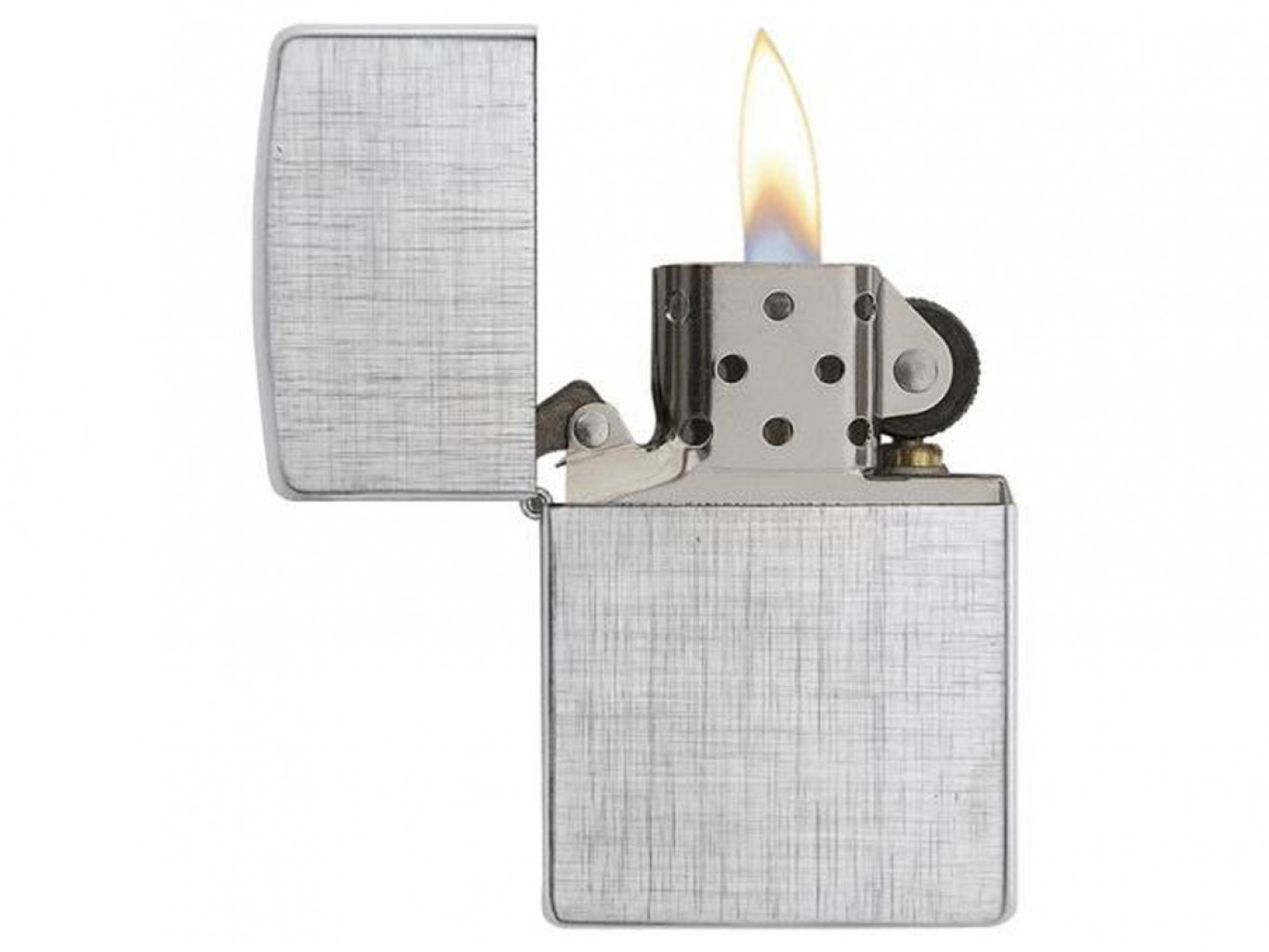 Зажигалка ZIPPO Classic с покрытием Brushed Chrome