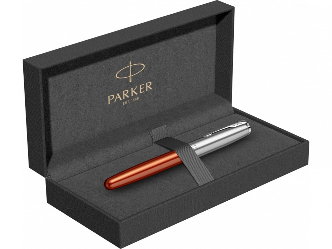 Ручка перьевая Parker «Sonnet Essentials Orange SB Steel CT»