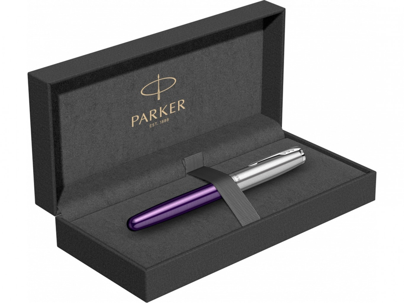 Ручка перьевая Parker «Sonnet Essentials Violet SB Steel CT»