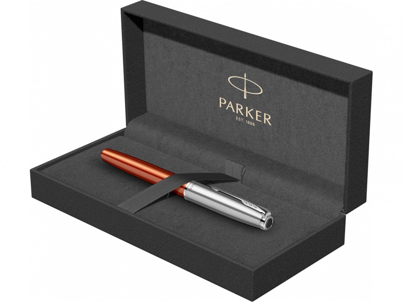 Ручка перьевая Parker «Sonnet Essentials Orange SB Steel CT»