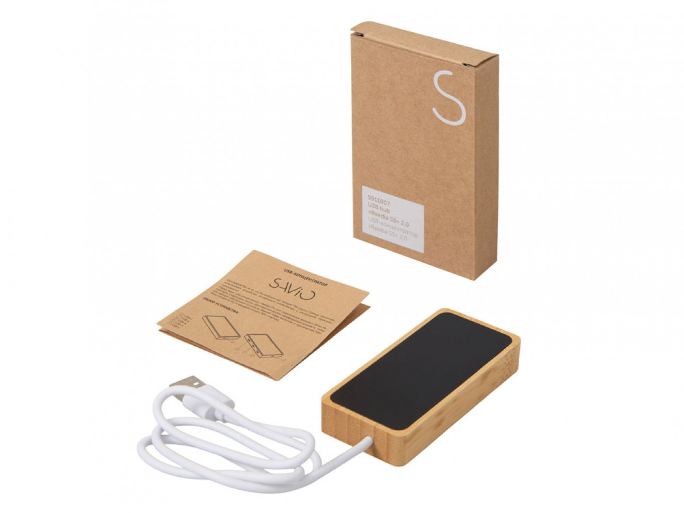 USB хаб с подсветкой лого «Reedia S5», 3*USB, 1*Type C USB хаб с подсветкой лого «Reedia S5», 3*USB, 1*Type C