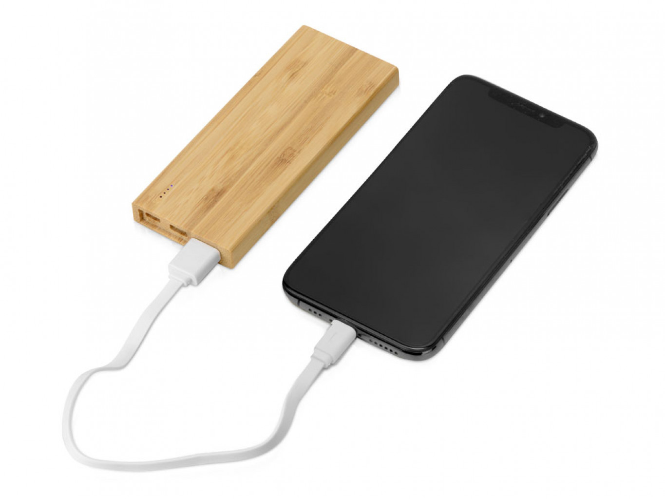 Внешний аккумулятор из бамбука «Bamboo», 5000 mAh