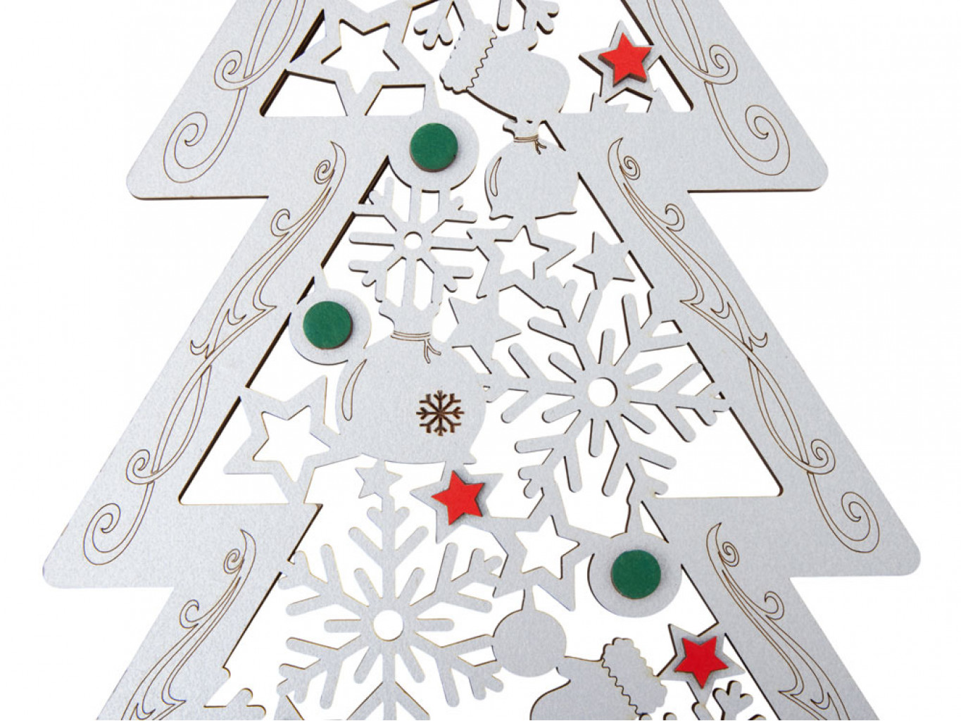 Шкатулка из фанеры в виде елки «Firytale»