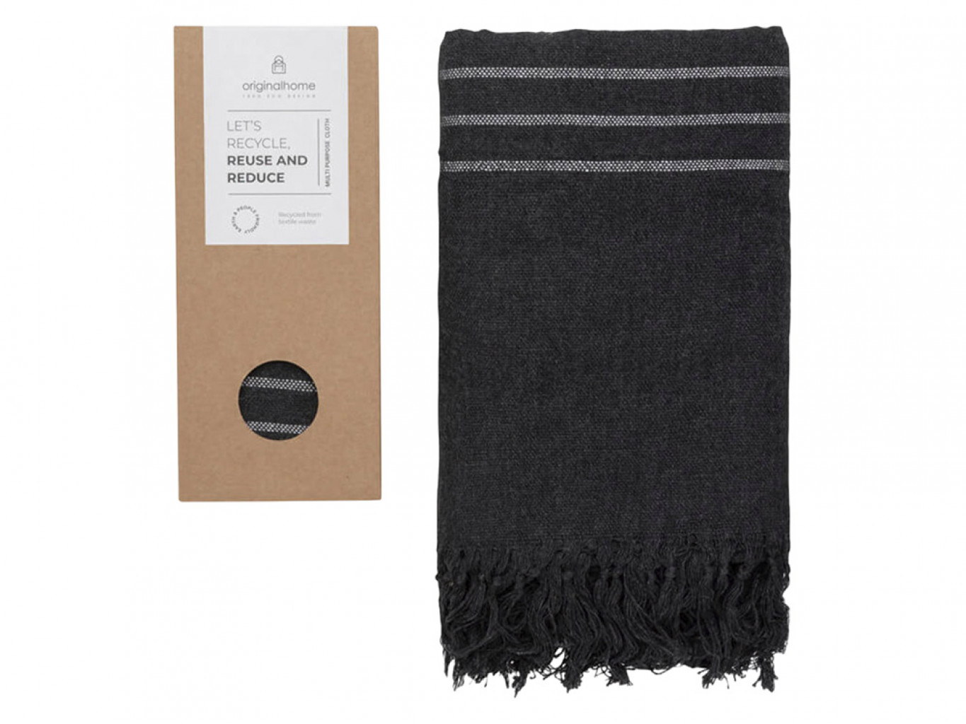 Плед 3-в-1 из переработанного хлопка