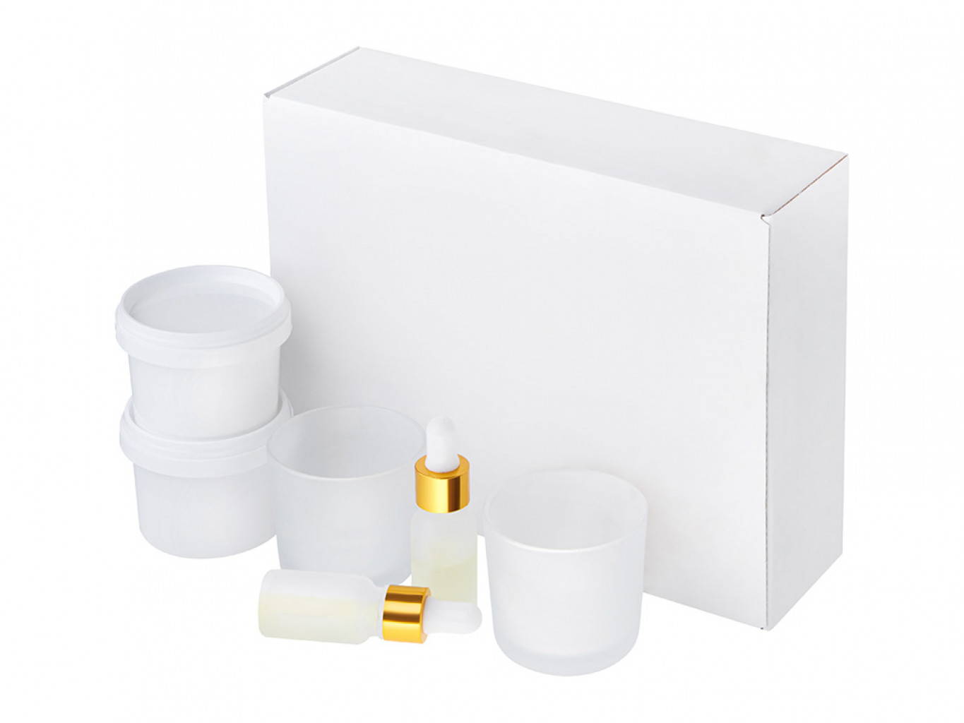 Набор для создания 2-х ароматических свечей: амбра и табак/маракуйя, сандал и пачули Набор для создания 2-х ароматических свечей: амбра и табак/маракуйя, сандал и пачули