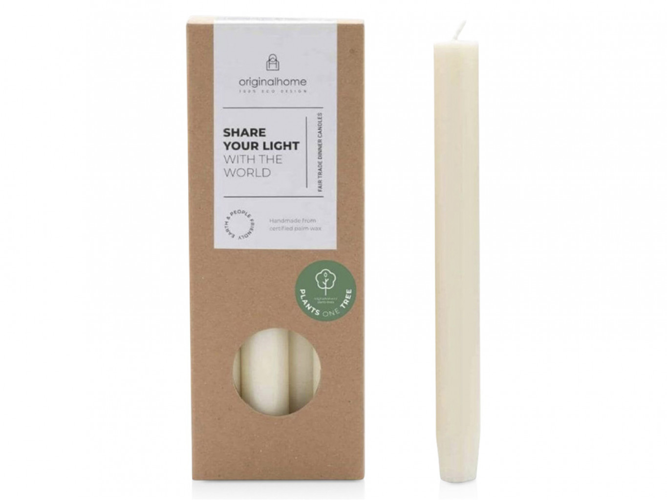 Набор столовых свечей, 10 шт.