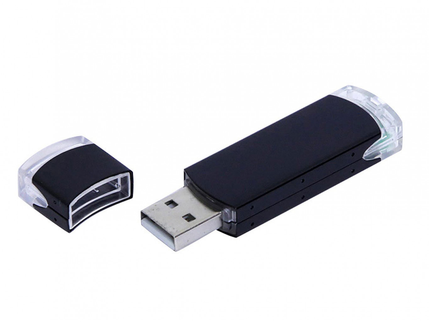 USB 2.0- флешка промо на 8 Гб прямоугольной классической формы