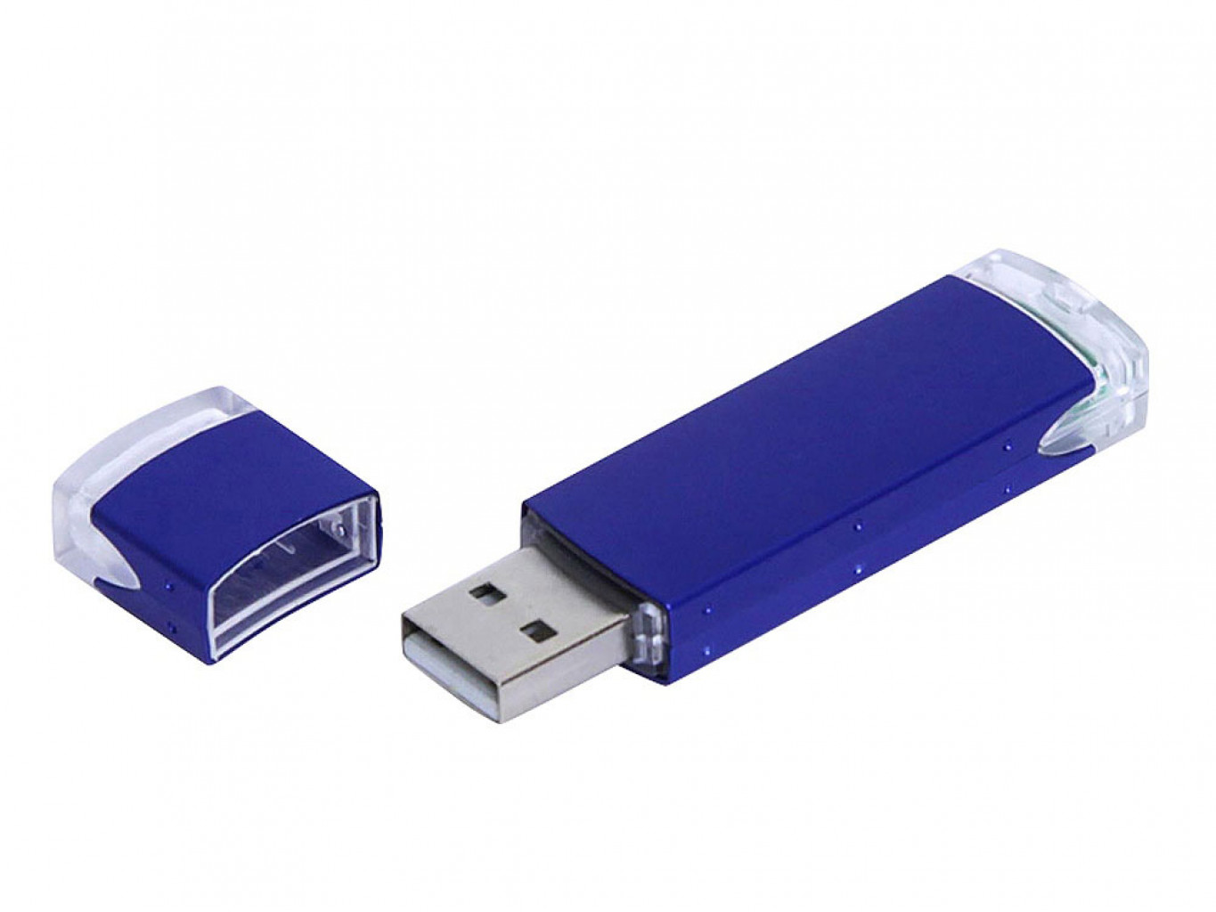 USB 2.0- флешка промо на 8 Гб прямоугольной классической формы