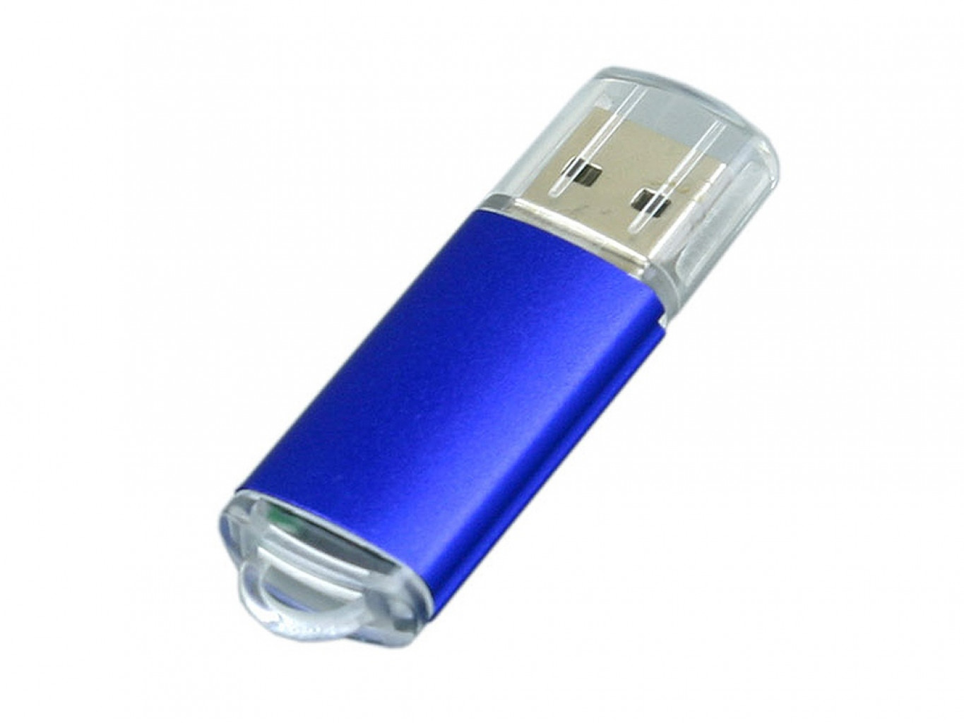 USB 2.0- флешка на 64 Гб с прозрачным колпачком