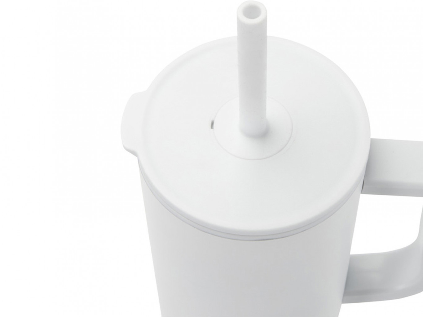 Герметичная термокружка «Brady» с силиконовой трубочкой, переработанная сталь, 900 мл